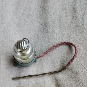 Maileg Mouse Size Metal Vintage Vacuum In Mint Blue